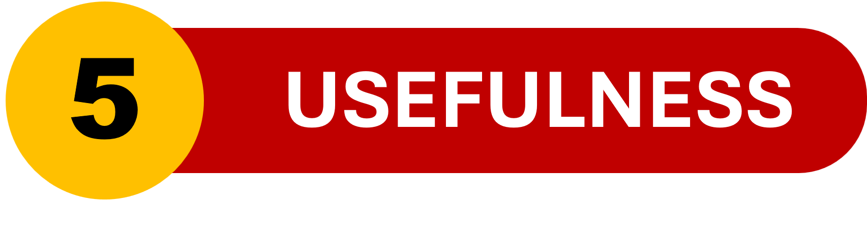 USEFULNESS